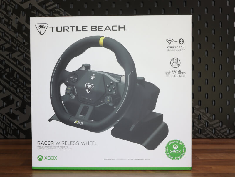 Racer Wireless Wheel gaming Turtle Beach trådløst rat casual PC XBOX.JPG